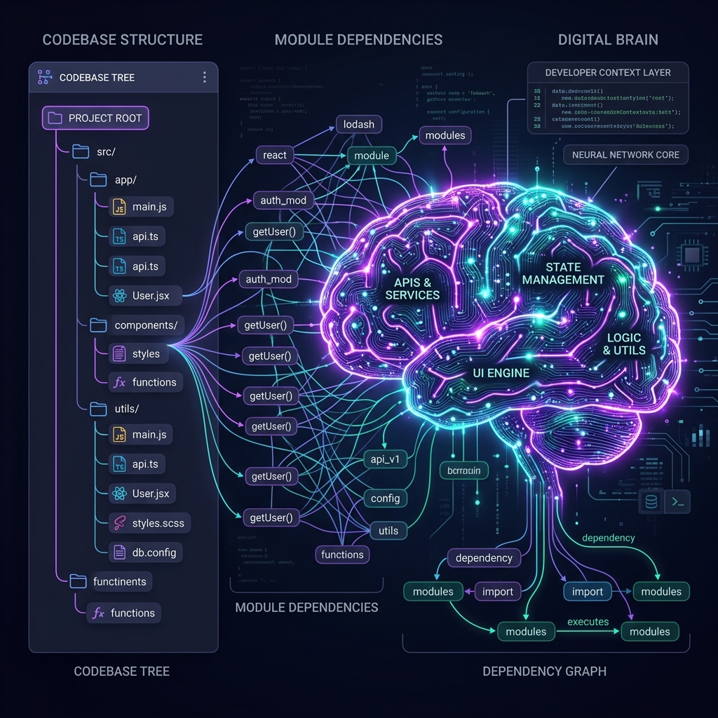 TokenCap Project Brain & Context Layer Diagram